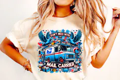 Mail Carrier PNG, Funny Mailman PNG, Postal Worker PNG Product Image 1
