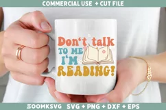 Reading SVG, Book Lover SVG, Book SVG, Book PNG, Retro SVG Product Image 2