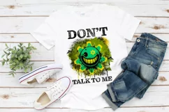 Sarcastic Sublimation | Don't Talk To Me Shirt Print Product Image 5