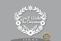 Don't Wake The Dreamer Papercut SVG Product Image 2