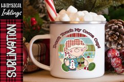 Don't Touch My Cocoa Cup Sublimation Product Image 1