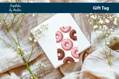 Donut Gift Tags Printable for Packaging Print and Cut Product Image 4