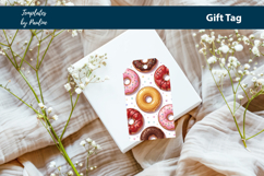 Donut Thank You Tags for Home Bakery Print and Cut Product Image 4