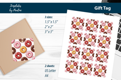 Donut &amp; Coffee Gift Tags Printable Product Image 2