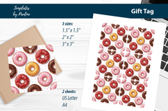 Donut &amp; Coffee Gift Tags Printable Product Image 1