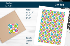 Donut Dessert Box Gift Tags Printable Product Image 3