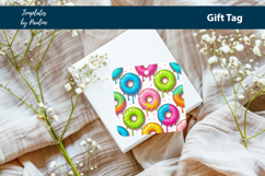 Donut Dessert Box Gift Tags Printable Product Image 4
