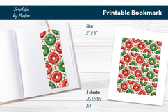 Classroom Christmas Bookmark Printable Print and Cut Product Image 2