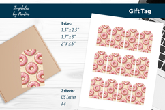 Donut Gift Tags for Subscription Boxes Print and Cut Product Image 3