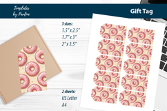 Donut Gift Tags for Subscription Boxes Print and Cut Product Image 2