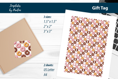 Donut Party Favor Tags for Kids Birthday Product Image 3