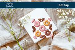 Donut Party Favor Tags for Kids Birthday Product Image 4