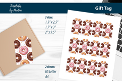 Donut Teacher Appreciation Gift Tags Print and Cut Product Image 3
