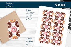 Donut Teacher Appreciation Gift Tags Print and Cut Product Image 2