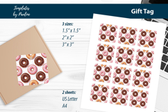 Donut Baby Shower Gift Tags Printable Product Image 2