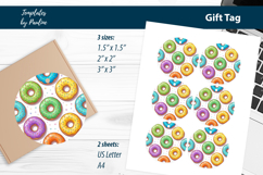 Sweet Baby Favor Tags, Donut Gift Tags Product Image 1