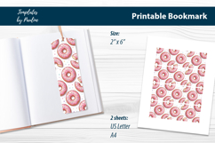 Cute Food Bookmark, Reader Bookmark Printable Product Image 2