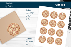 Donut Scrapbook Tags Printable, Donut Theme Ephemera Product Image 2