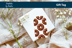Donut Dessert Box Gift Tags Printable Print and Cut Product Image 4