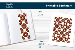 Donut Library Bookmarks Printable, Cute Reading Bookmark Product Image 2