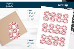 Printable Donut Treat Tags Print and Cut Product Image 3