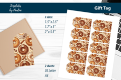 Donut Thank You Tags for Handmade, Printable Bakery Tags Product Image 2