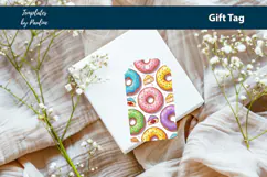 Donut Kids Birthday Treat Tags Printable Print and Cut Product Image 4