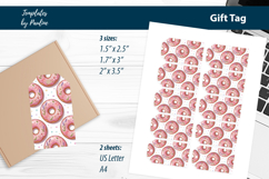 Donut Bridal Shower Gift Tags, Printable Favor Tags Product Image 2