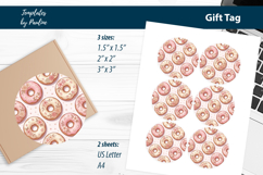 Donut Wedding Favor Tags Printable, Funny Donut Love Tags Product Image 1