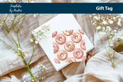 Funny Donut Love Tag, Unique Wedding Gift Tags Print and Cut Product Image 4