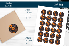 Donut Halloween Gift Tags Printable, Print and Cut Product Image 3