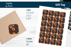 Donut Halloween Treat Tags Print and Cut Product Image 3