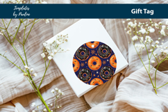 Cute Donut Halloween Gift Tags Print and Cut Product Image 4