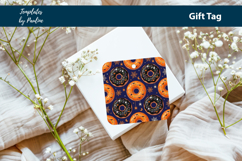 Donut Halloween Gift Tags Printable, Print and Cut Product Image 4
