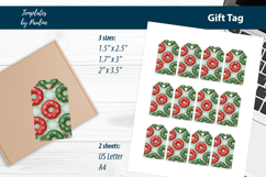 Holiday Treat Tags, Cute Donut Xmas Gift Tags Product Image 2