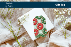 Holiday Treat Tags, Cute Donut Xmas Gift Tags Product Image 4