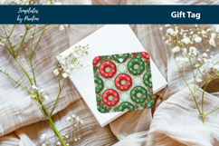 Donut Christmas Gift Tags Printable, Print and Cut Product Image 4