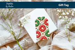 Donut Christmas Gift Tags Printable, Holiday Treat Tags Product Image 4
