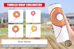 Tumbler Donut Balloon Product Image 1