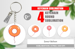 Keychain Donut Balloon Product Image 1