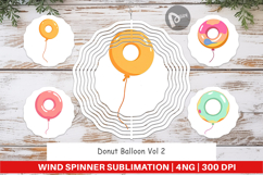 Wind Spinner Donut Balloon Product Image 1