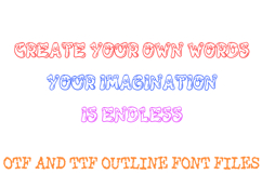 Donut Frosting Alphabet Font Lettering ABC Melting OTF TTF Product Image 3