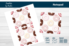 Daily Task Memo Pad Printable, Digital Donut Task Planner Product Image 2