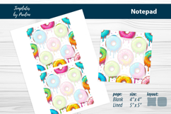 Printable Meal Prep Notes, Weekly Meal Plan Memo Pad Product Image 2