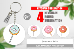 Keychain Donut Stick Product Image 1