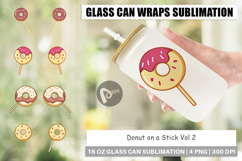 Glass Can Donut Stick Product Image 1