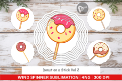 Wind Spinner Donut Stick Product Image 1