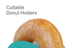 Donut Tray with Decorative Star Holes SVG Paper Cut Template