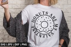 Donuts are my valentine SVG - Kids Valentine Design Product Image 1