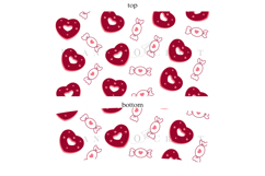 donuts candy valentine themed 40oz tumbler wrap design featuring valentine style artwork available as digital files ready to download for crafting and decor projects